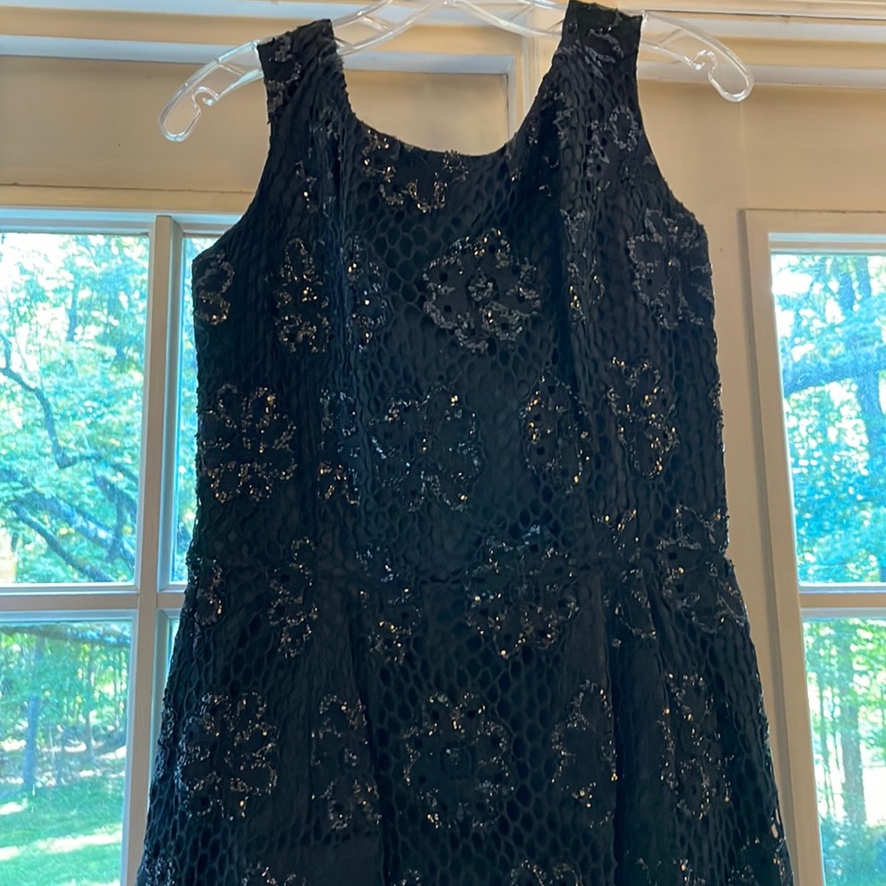 Glamorous Vintage black jeweled cocktail dress